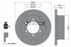 Textar Rear Brake Disc Solid 92093100 315mm thumbnail