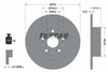 Textar Rear Brake Disc Solid 92095300 276mm thumbnail
