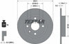 Textar Rear Brake Disc Solid 92096600 231mm thumbnail