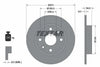 Textar Rear Brake Disc Solid 92096600 231mm thumbnail