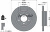 Textar Rear Brake Disc Pro Vented 92097303 294mm thumbnail