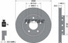Textar Rear Brake Disc Vented 92098400 269mm thumbnail