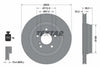 Textar Rear Brake Disc Pro Vented 92099503 300mm thumbnail
