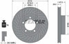 Textar Front Coated High-Carbon Brake Disc Pro+ Perforated Vented 92100007 318mm thumbnail
