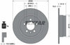 Textar Rear Brake Disc Solid 92103500 280mm thumbnail