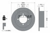 Textar Rear Brake Disc Solid 92104000 262mm thumbnail