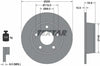 Textar Rear Brake Disc Pro Solid 92104103 255mm thumbnail