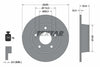 Textar Rear Brake Disc Pro Solid 92104103 255mm thumbnail