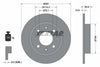 Textar Rear Brake Disc Solid 92104300 261mm thumbnail