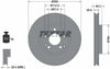 Textar Front Coated High-Carbon Brake Disc Pro+ Vented 92106005 300mm thumbnail
