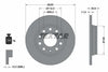 Textar Rear Brake Disc Pro Solid 92106303 255mm thumbnail