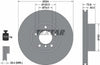 Textar Front Coated High-Carbon Brake Disc Pro+ Vented 92107105 324mm thumbnail