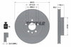 Textar Front Coated High-Carbon Brake Disc Pro+ Vented 92109905 313mm thumbnail
