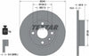 Textar Rear Brake Disc Pro Solid 92111003 240mm thumbnail