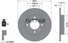 Textar Rear Brake Disc Pro Solid 92111703 247mm thumbnail