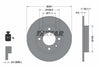 Textar Rear Brake Disc Pro Solid 92111703 247mm thumbnail