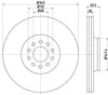 Textar Front Coated High-Carbon Brake Disc Pro+ Vented 92112505 345mm thumbnail