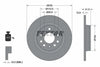 Textar Rear Brake Disc Pro Solid 92118503 278mm thumbnail