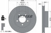 Textar Front Coated High-Carbon Brake Disc Pro+ Vented 92119705 288mm thumbnail