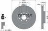 Textar Front Coated High-Carbon Brake Disc Pro+ Vented 92120505 312mm thumbnail
