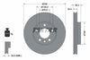 Textar Front Coated High-Carbon Brake Disc Pro+ Vented 92121205 308mm thumbnail