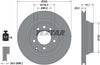Textar Rear Brake Disc Pro+ Vented 92122005 330mm thumbnail