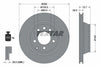 Textar Rear Brake Disc Pro+ Vented 92122005 330mm thumbnail