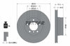 Textar Front Coated High-Carbon Brake Disc Pro+ Vented 92122505 310mm thumbnail