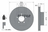 Textar Front Coated High-Carbon Brake Disc Pro+ Vented 92122605 324mm thumbnail