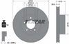 Textar Front Coated High-Carbon Brake Disc Pro+ Vented 92122805 324mm thumbnail