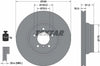 Textar Front Coated High-Carbon Brake Disc Pro+ Vented 92122905 348mm thumbnail