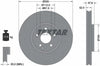 Textar Front Coated High-Carbon Brake Disc Pro+ Perforated Vented 92124105 330mm thumbnail