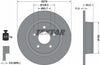 Textar Rear Brake Disc Pro Solid 92124903 278mm thumbnail