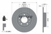 Textar Rear Brake Disc Pro Solid 92125603 280mm thumbnail