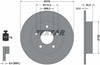 Textar Rear Brake Disc Pro Solid 92125703 278mm thumbnail