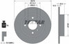 Textar Rear Brake Disc Solid 92128700 278mm thumbnail