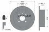 Textar Rear Brake Disc Solid 92129000 258mm thumbnail