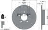 Textar Rear Brake Disc Solid 92130500 265mm thumbnail