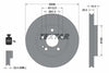 Textar Front Coated High-Carbon Brake Disc Pro+ Vented 92132005 288mm thumbnail