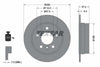 Textar Rear Brake Disc Pro Solid 92132103 258mm thumbnail