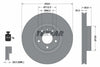 Textar Front Coated High-Carbon Brake Disc Pro+ Vented 92132305 321mm thumbnail