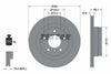 Textar Rear Brake Disc Pro Vented 92133003 300mm thumbnail