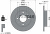 Textar Rear Brake Disc Pro Solid 92134903 250mm thumbnail