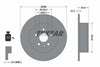 Textar Rear Brake Disc Pro Solid 92135903 288mm thumbnail