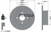 Textar Rear Brake Disc Solid 92136000 240mm thumbnail
