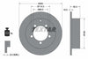 Textar Rear Brake Disc Pro Solid 92136103 262mm thumbnail