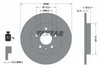 Textar Rear Brake Disc Pro Solid 92137003 288mm thumbnail