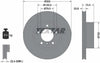Textar Front Coated High-Carbon Brake Disc Pro+ Vented 92137705 300mm thumbnail