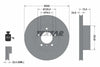 Textar Front Coated High-Carbon Brake Disc Pro+ Vented 92137705 300mm thumbnail