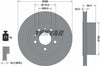 Textar Rear Brake Disc Vented 92144900 286mm thumbnail